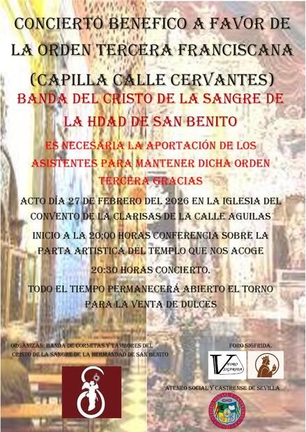 Concierto benéfico Banda Cristo de la Sangre
